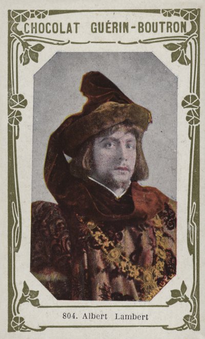 Albert Lambert (kolorowe zdjęcie) autorstwa French School