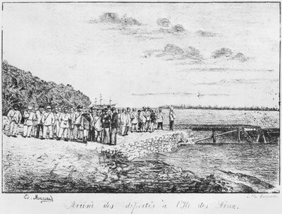 Album Isle of Pines, Przybycie deportowanych, 1877 autorstwa French School