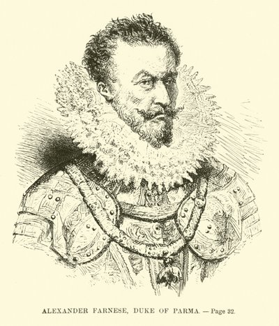Aleksander Farnese, książę Parmy autorstwa French School