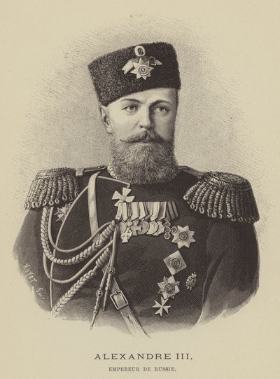 Aleksander III, cesarz Rosji autorstwa French School
