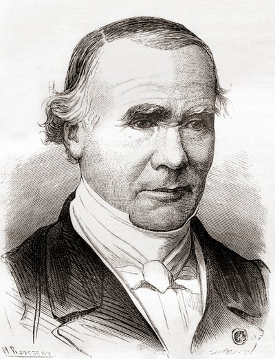 Alfred-Armand-Louis-Marie Velpeau, z „Les Merveilles de la Science”, wydana ok. 1870 r. (lito) autorstwa French School