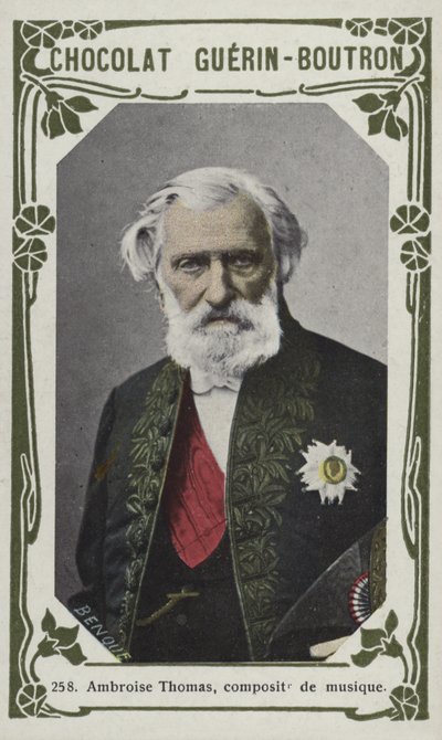 Ambroise Thomas, kompozytor (kolorowe zdjęcie) autorstwa French School