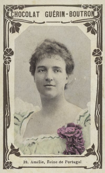 Amelie, Reine de Portugal (kolorowe zdjęcie) autorstwa French School