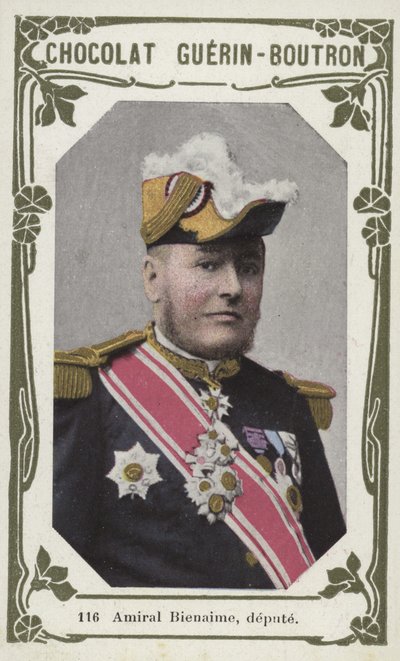Admirał Bienaime, MP (kolorowe zdjęcie) autorstwa French School