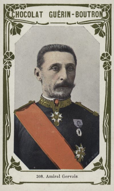 Amiral Gervais (kolorowe zdjęcie) autorstwa French School