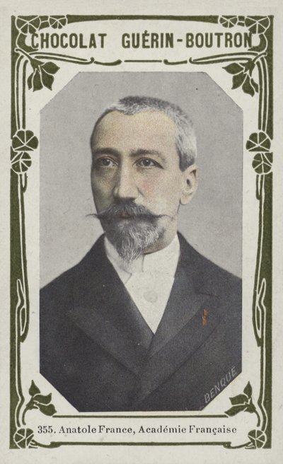 Anatole France, Akademia Francuska (kolorowe zdjęcie) autorstwa French School