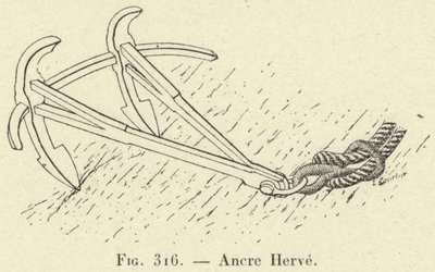 Ancre Herve (grawerowanie) autorstwa French School