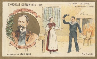 André Theuriet (1833-1907), francuski poeta, powieściopisarz i dramaturg, autor "Jean-Marie", dramat (1872) autorstwa French School