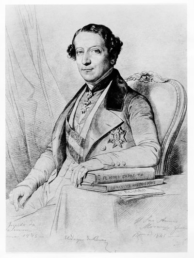 Anioł de Saavedra Rivas autorstwa French School