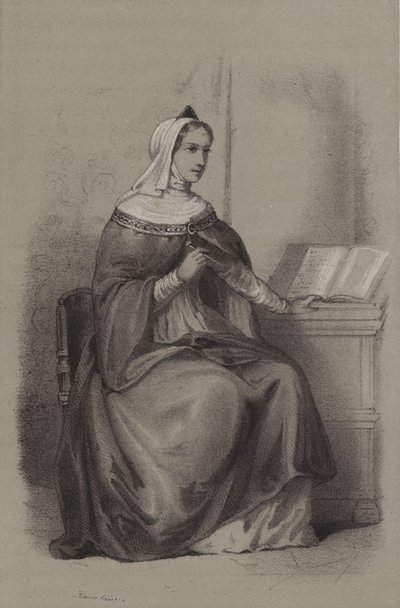 Anne de Comnene (rycina) autorstwa French School