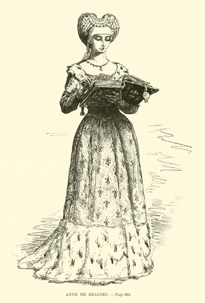 Anna z Beaujeu autorstwa French School