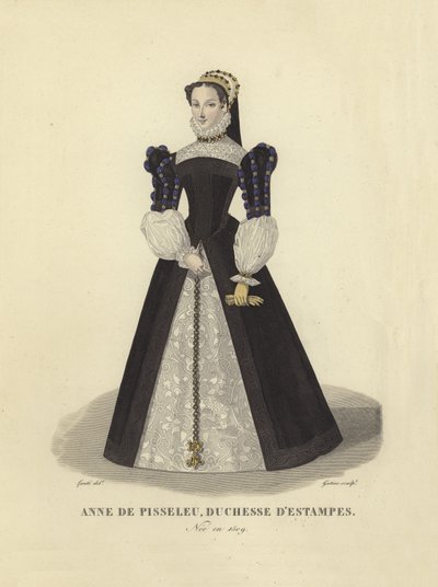 Anna de Pisseleu, księżna Etampes autorstwa French School