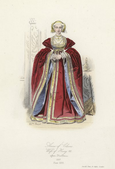 Anna z Kleve, czwarta żona Henryka VIII z Anglii autorstwa French School