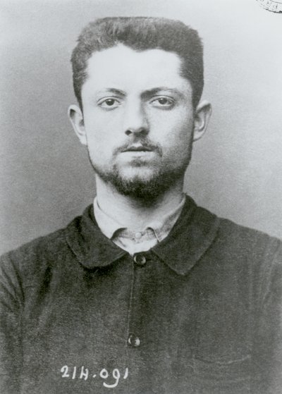 Portret antropometryczny Emile Henry (1872-94), autorstwa French School