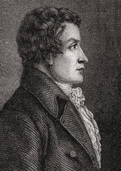 Antoine Christophe Merlin de Thionville, z „Histoire de la Revolution Francaise” Louisa Blanca (1811-82) autorstwa French School