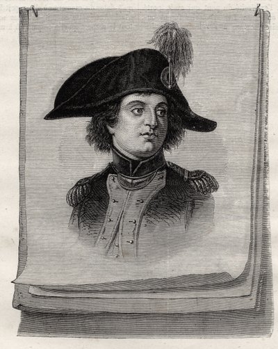 Antoine Joseph Santerre (1752-1809) z „Histoire de la Revolution Francaise” Louisa Blanca (1811-82) autorstwa French School