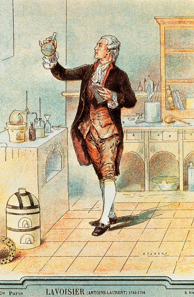 Antoine Laurent Lavoisier autorstwa French School