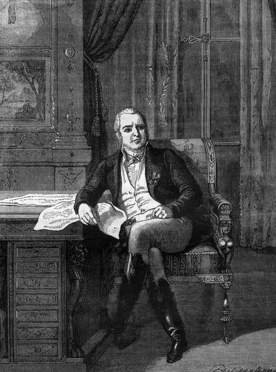 Antoine Marie Chamans, hrabia de Lavalette, francuski polityk i generał - Antoine-Marie Chamans, hrabia de Lavalette (1769-1830) oficer, wysoki francuski urzędnik i radny stanu - w „Histoire de l