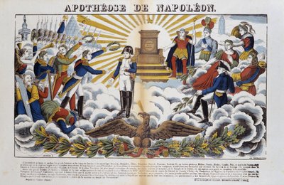 Apoteoza Napoleona-le-Grand Bonaparte (1769-1821). autorstwa French School