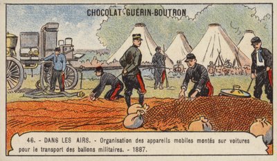 Aparatura do transportu drogowego balonów wojskowych autorstwa French School
