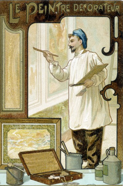 Rzemieślnik: malarz dekorator - Chromo. autorstwa French School