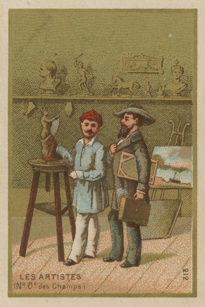 Artyści (Matka Boża z Pola) autorstwa French School