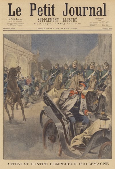 Próba zabójstwa cesarza Wilhelma II Niemiec autorstwa French School