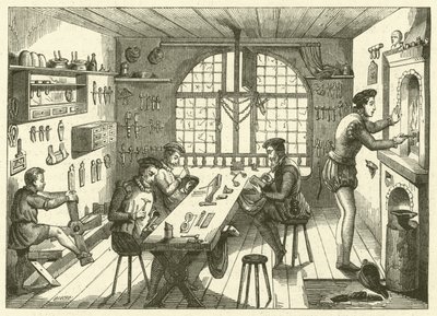 Warsztat Etienne de Laulne, zwanego Stephanus, złotnik z XVI wieku (grafika) autorstwa French School