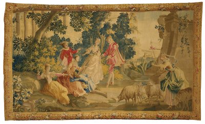 Gobelin duszpasterski Aubusson autorstwa French School