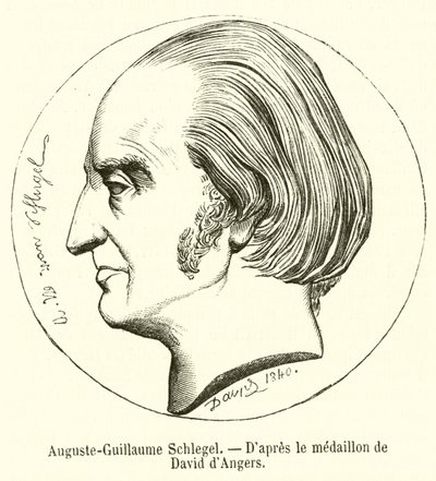 Auguste-Guillaume Schlegel (grafika) autorstwa French School