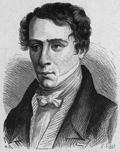Augustin Fresnel (rycina) autorstwa French School