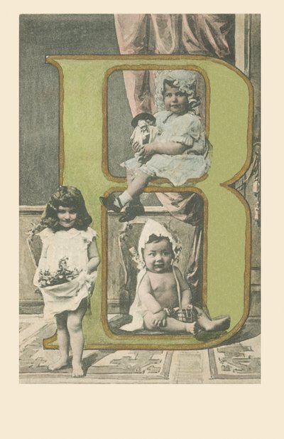 B: Troje małych dzieci autorstwa French School