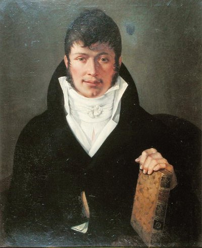 Baron Anselme Balthazar Richerand (1779-1840) (olej na płótnie) autorstwa French School