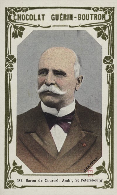 Baron de Courcel, ambasador, Sankt Petersburg (kolorowe zdjęcie) autorstwa French School