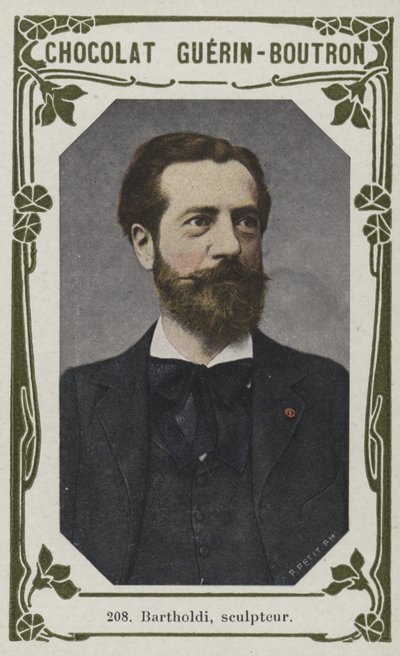 Bartholdi, rzeźbiarz (kolorowe zdjęcie) autorstwa French School