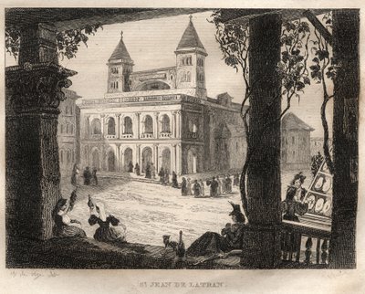Bazylika San Giovanni Laterano, Rzym - Św. Nodier 1834-1836. autorstwa French School