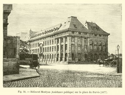 Budynek Montyon, Pomoc publiczna, na Place du Parvis, 1877 autorstwa French School