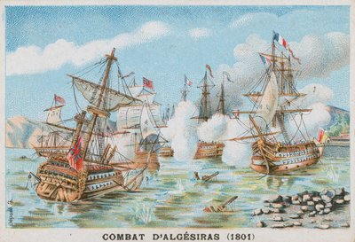 Bitwa pod Algeciras; 1801 autorstwa French School