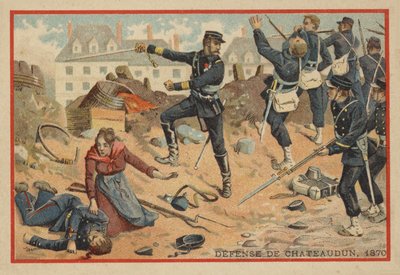 Bitwa pod Chateaudun, 1870 autorstwa French School