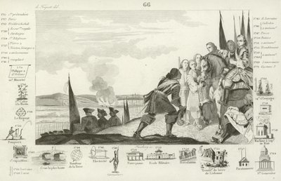 Bitwa pod Fontenoy, 1745 autorstwa French School