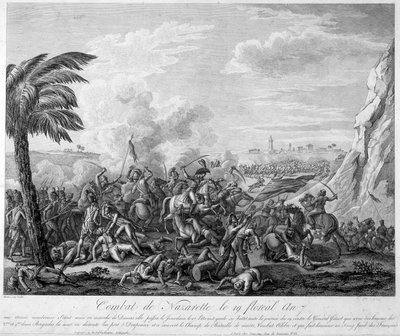 Bitwa o Nazaret 19 7 roku kwitnienia (1799) pod dowództwem generała Jeana Andoche Junota (Jean-Andoche) (1771-1813) - w „Revolution francaise” Thiersa. 19 wiek autorstwa French School
