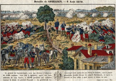 Bitwa pod Spicheren 6 sierpnia autorstwa French School