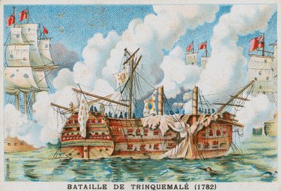 Bitwa pod Trikunamalajem, 1782 autorstwa French School