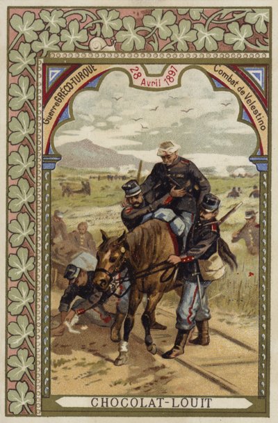 Bitwa pod Velestino, wojna grecko-turecka, 28 kwietnia 1897 autorstwa French School