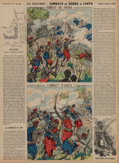 Bitwy Dogby i Akpy, Dahomej, II wojna francusko-dahomejska, 1892 autorstwa French School