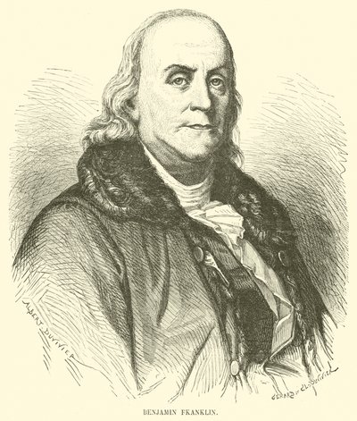 Benjamin Franklin autorstwa French School