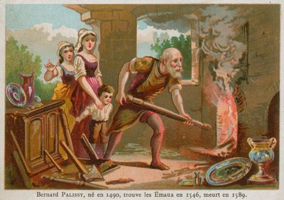 Bernard Palissy autorstwa French School