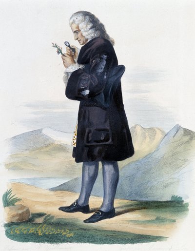 Bernard de Jussieu - w red. Mennechet, „Plutarch francuski”” autorstwa French School