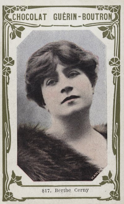 Berthe Cerny (kolorowe zdjęcie) autorstwa French School