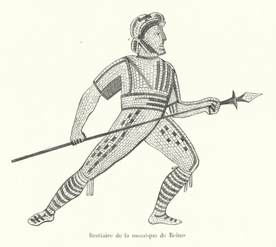 Bestiariusz mozaiki Reims (grafika) autorstwa French School